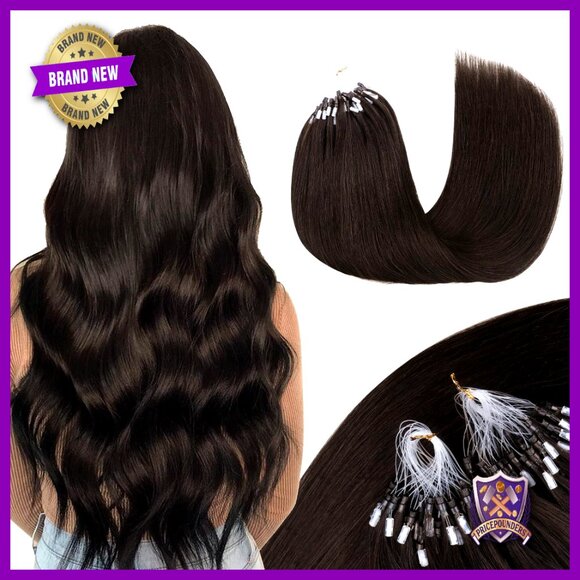 Human Hair Microlink Extensions, 50g Pack, 16 Inch, Cold Fusion Technology main image 5
